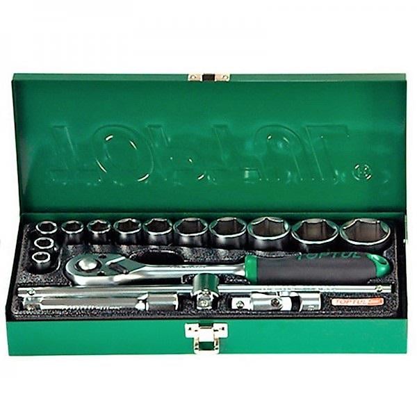 Набор инструментов Toptul автомобильный 1/2" 16 ед. 6-гр. (GCAD1607)