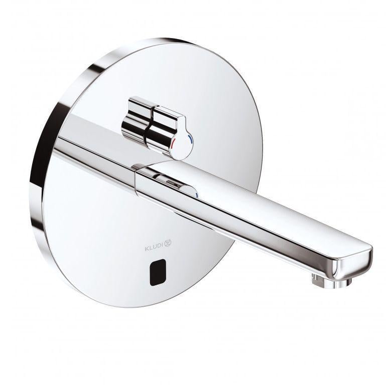 Смеситель для умывальника Kludi Zenta 190 сенсорный Хром (3850105)