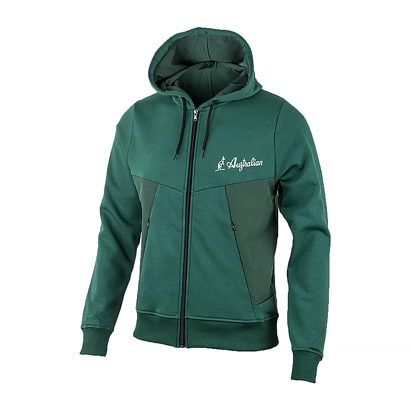 Толстовка чоловіча Australian Fullzip Hoodie in Winter Fleece and Slam Inserts L Зелений (SWUGC0040-018 L)