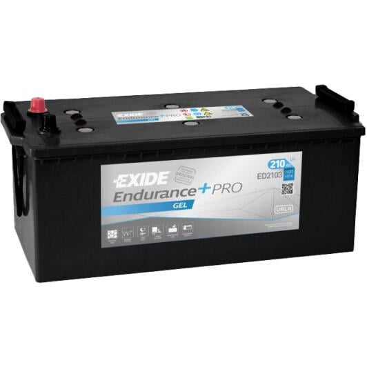 Аккумулятор автомобильный EXIDE ENDURANCE+PRO GEL 6СТ-210Ah Аз 1030А EN/ED2103 (26891801)