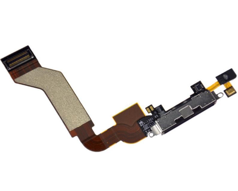 Шлейф Flat Cable основной зарядки для Iphone 4S Черный (000018975)