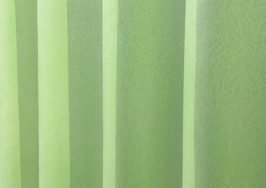 Тюль органза Листья 2,8 м Салатовый (003т) - фото 8