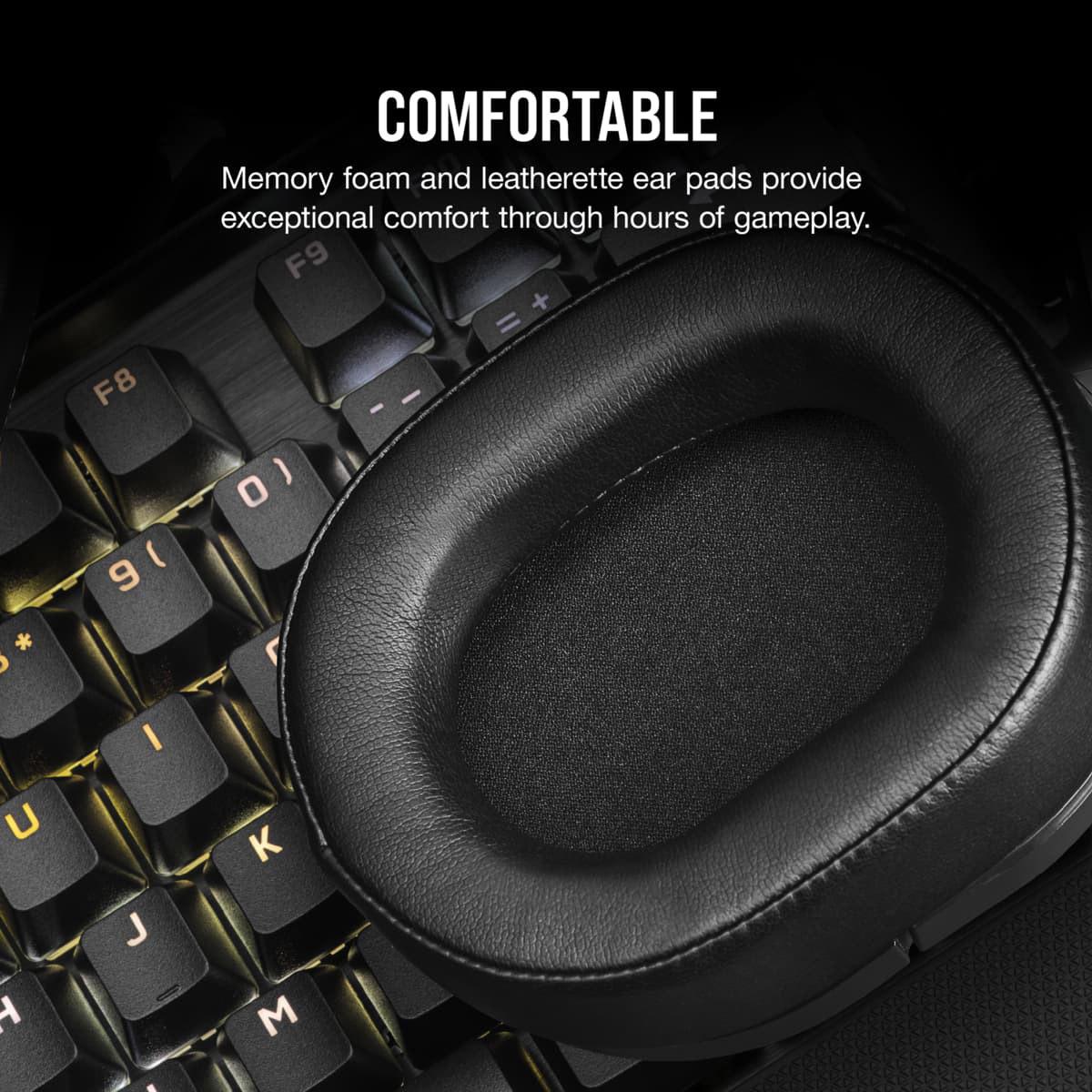 Наушники игровые Corsair HS55 Stereo Carbon (CA-9011260) - фото 9