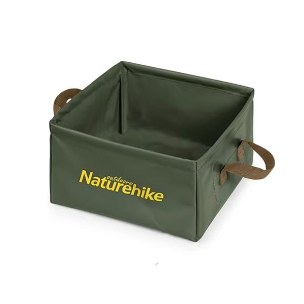 Ведро складное Naturehike NH19SJ007 Square bucket 13 л Зеленый (6927595739068)