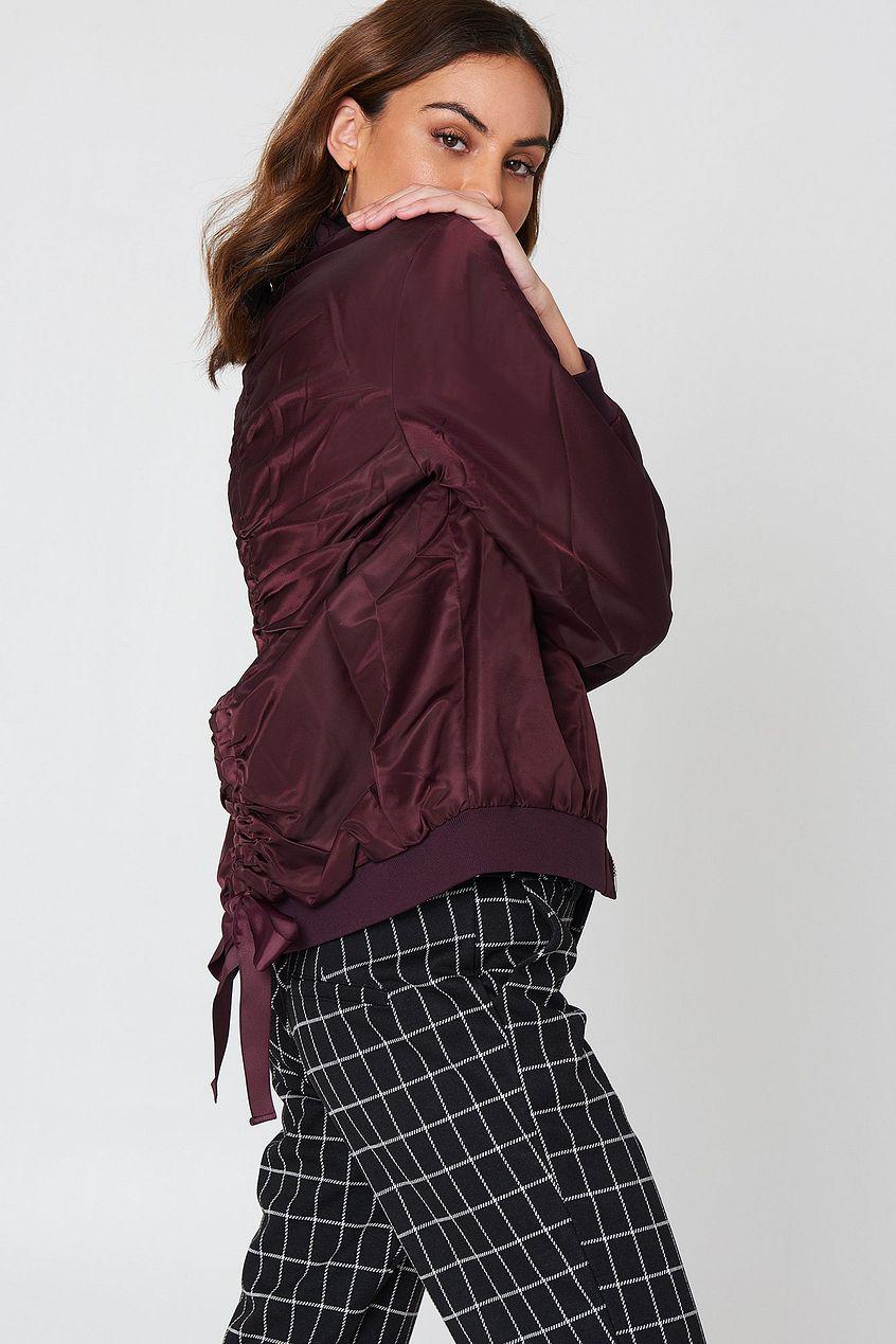 Бомбер жіночий Tiger of Sweden р. 36 Бордовий (S63656001b47) - фото 3