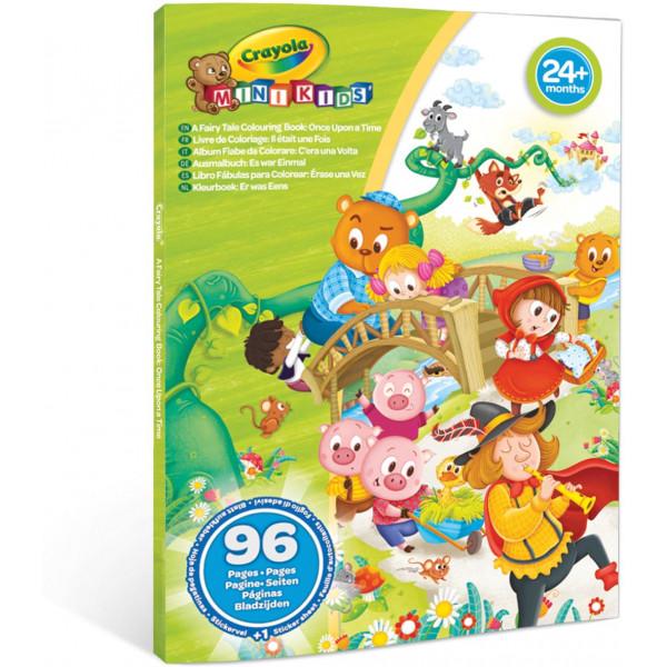 Розмальовка Crayola Mini Kids Улюблені казки з наклейками 96 стор. (25-1080)