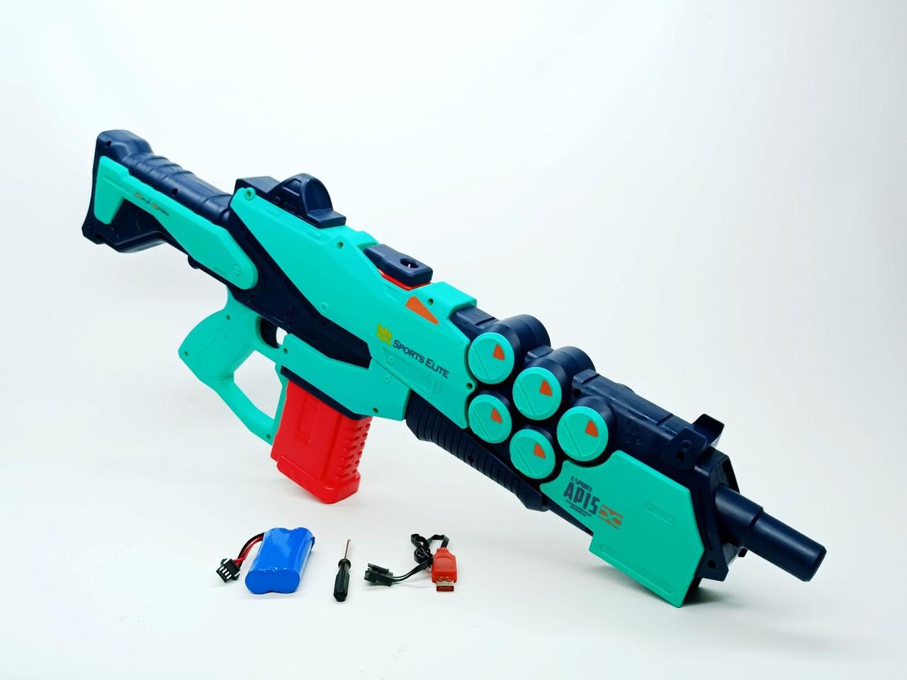 Автомат водный Electric water gun с отверткой 7,4V Зеленый (3201A -3)