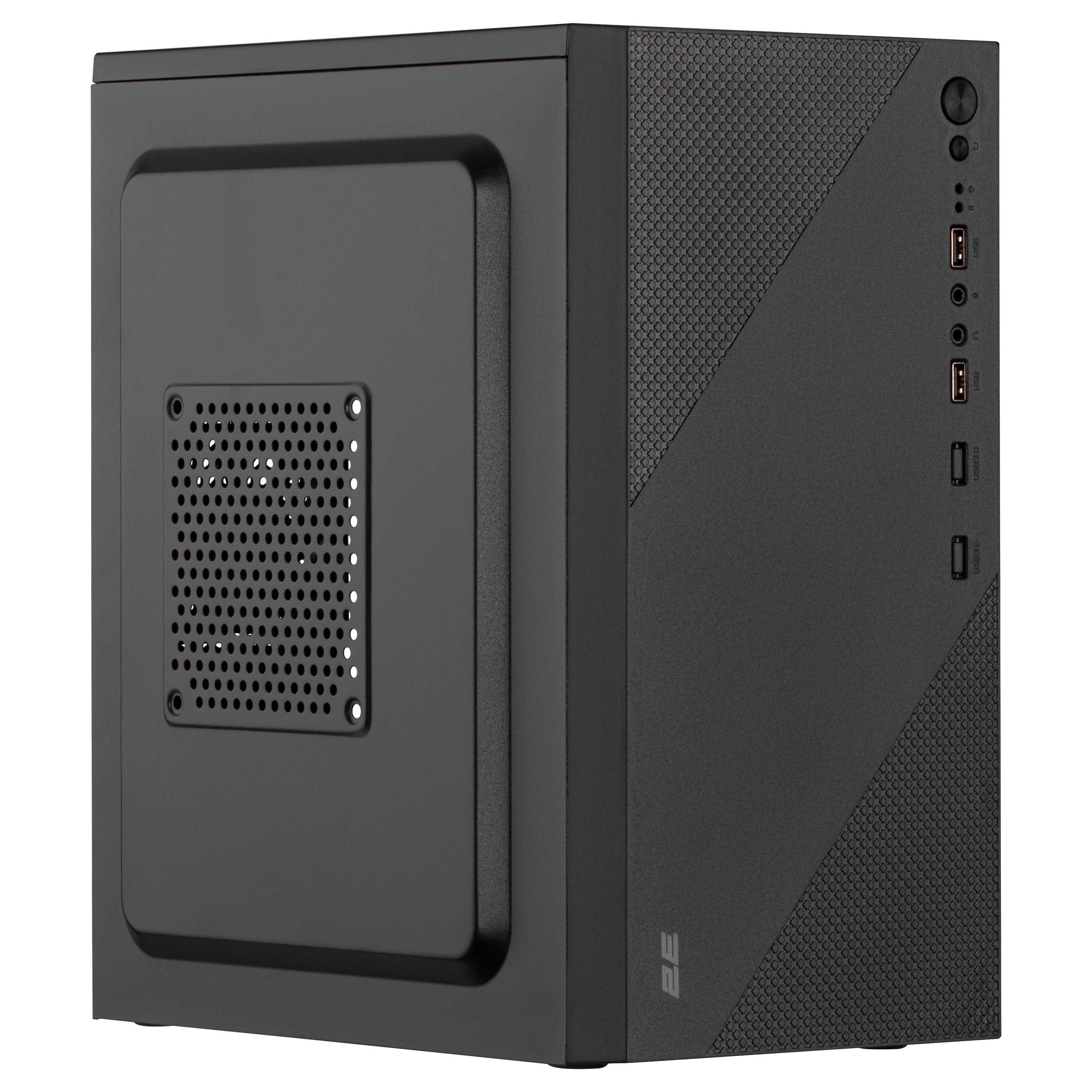 Корпус для компьютера 2E TeamX TMX04 Mini Tower mini-ITX/micro-ATX 500 Вт Черный (2E-TMX04-500)