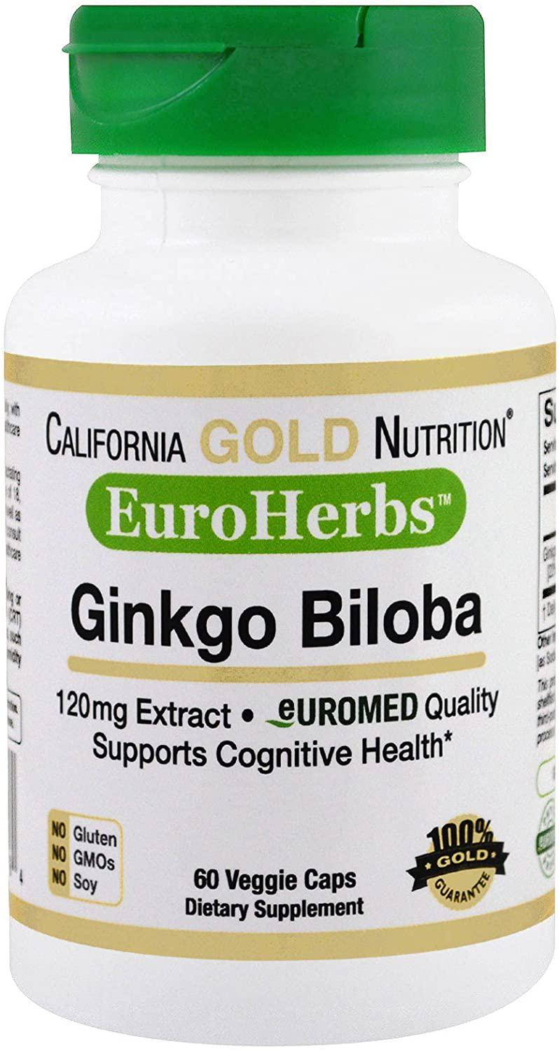 Витамины Ginkgo Biloba Extract 120 мг 60 капсул