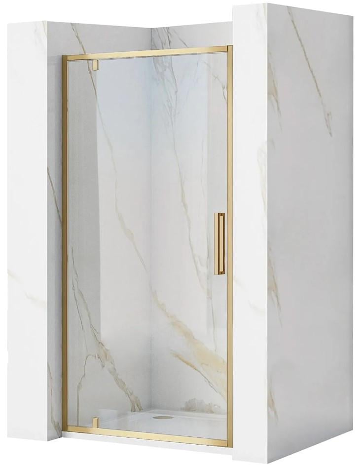 Душевые двери Rea RAPID SWING 90 Brushed Gold (2810372691)