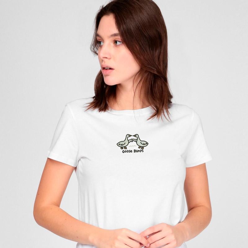 Футболка з вишивкою гуси 02-2 жіноча XL Білий (950852-17-4)