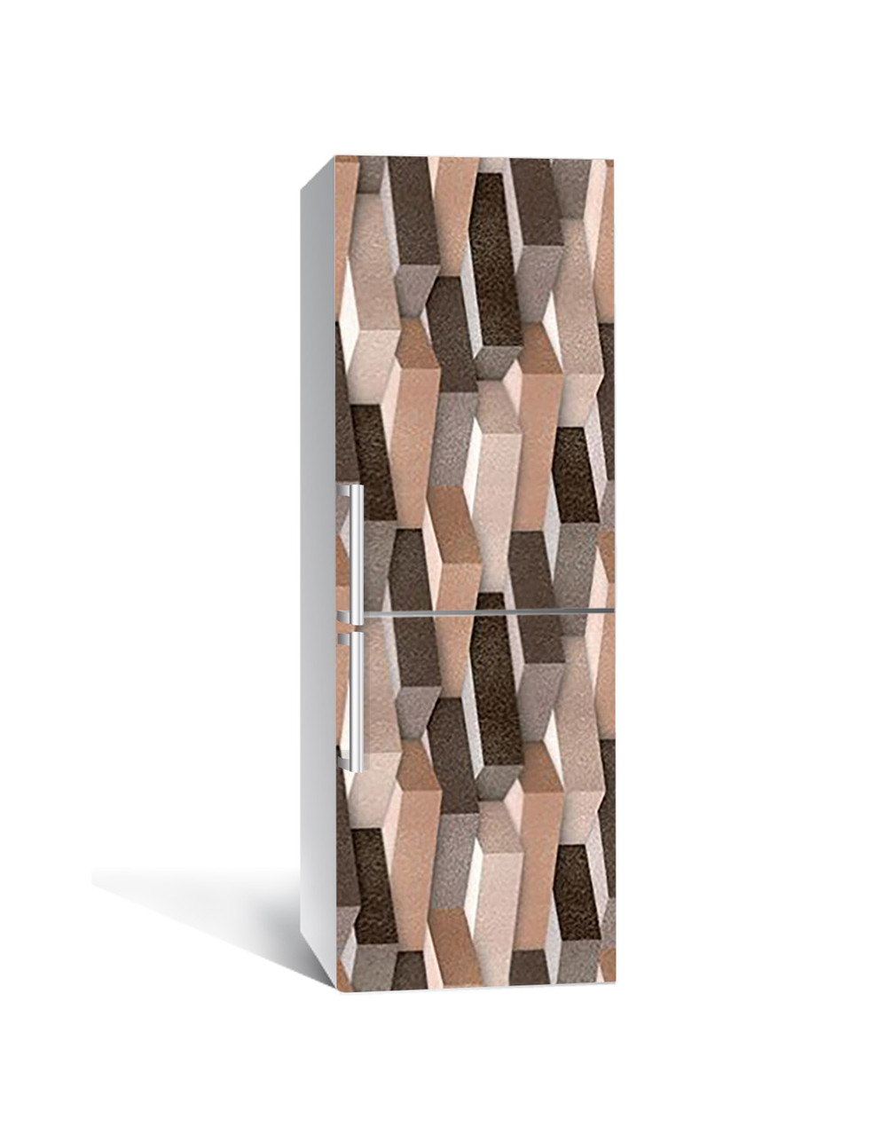 Наклейка 3D на холодильник Zatarga "Испанская кладка" виниловая 650х2000 мм Наклейка 3D на холодильник Zatarga "Испанская кладка" виниловая 650х2000 мм