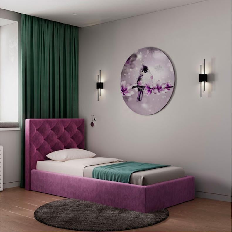 Кровать-подиум BristolNew Design Standart 90х190 см Фиолетовый Кровать-подиум BristolNew Design Standart 90х190 см Фиолетовый