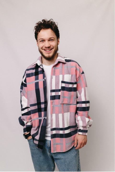 Сорочка унісекс тепла флісова 2XL-4XL Олива (34791286)