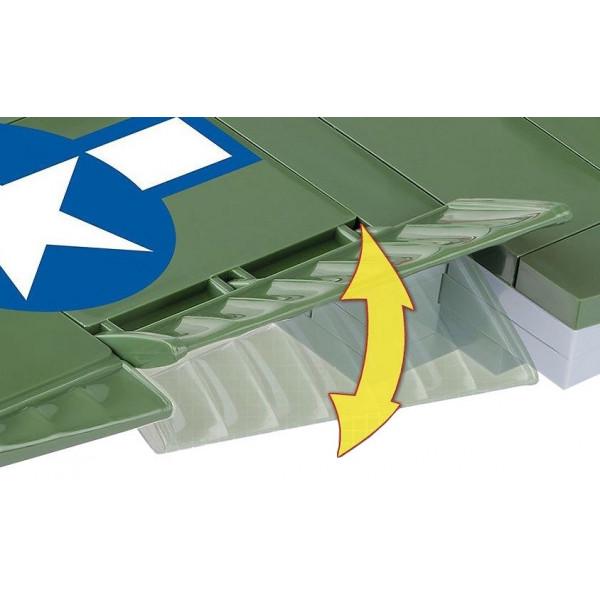 Конструктор Cobi Вторая Мировая Война Самолет Мустанг (COBI-5513) - фото 4
