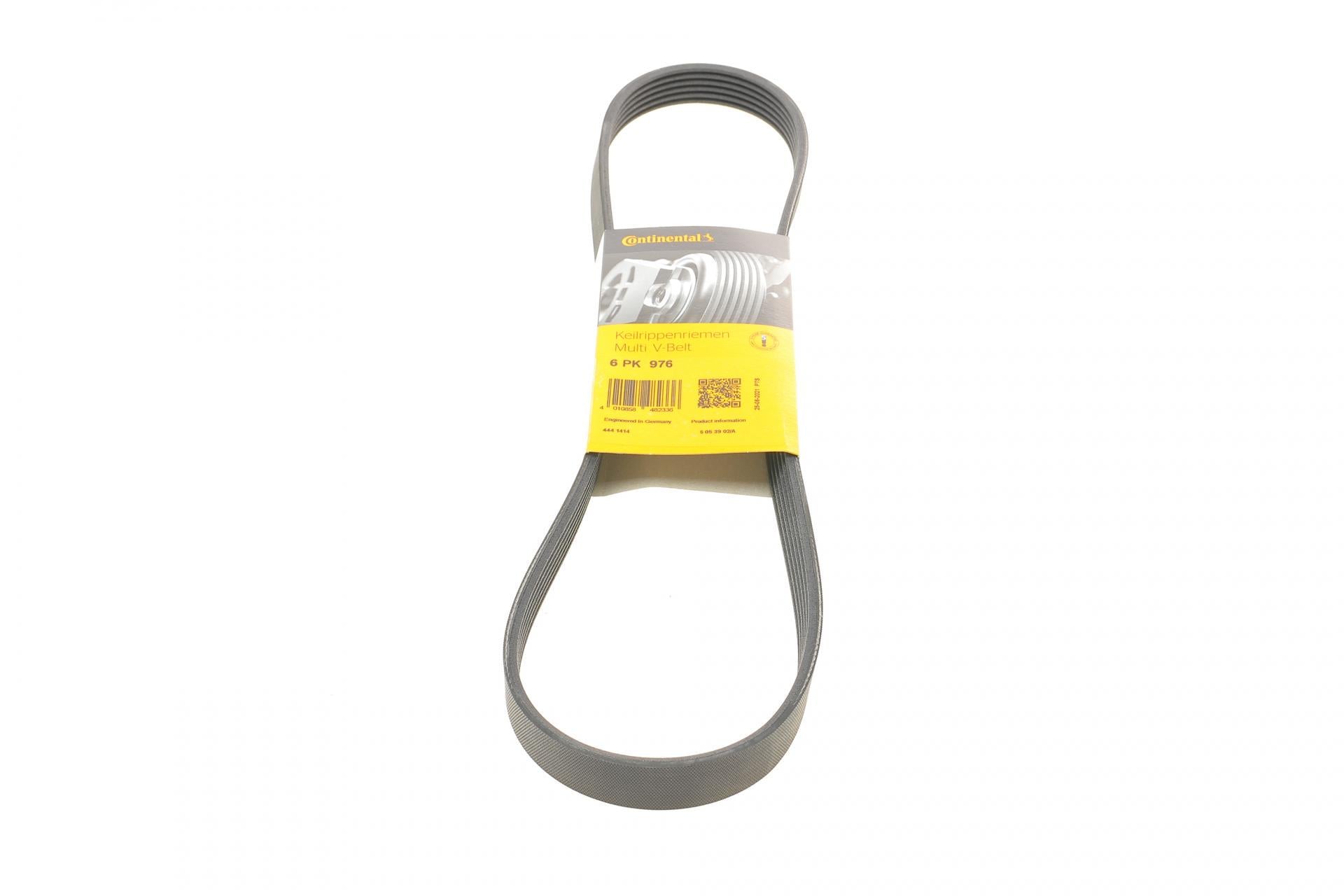 Ремінь генератора Continental Peugeot Partner/307/508 02-/Citroen Berlingo/C2/C3/C4/C5 1.6 HDi 04- (6PK976)