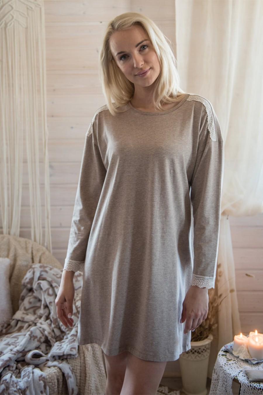 Сорочка Key 46/L Какао (74529)