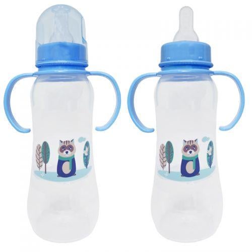 Бутылочка для кормления Lindo 250 мл Синий (№0207)