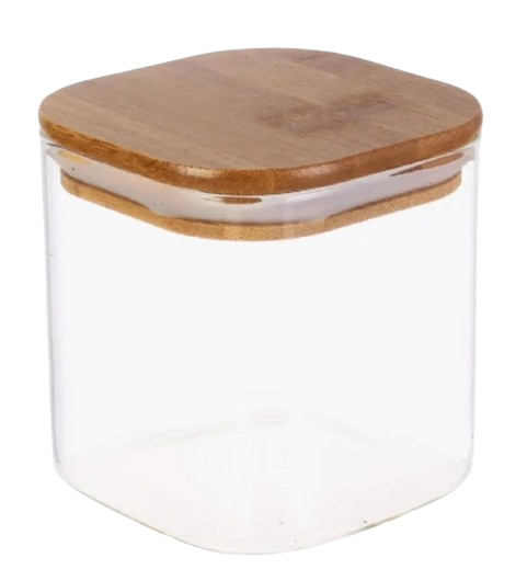 Ємність для сипучих продуктів Vittora VT-7308 з дерев'яною кришкою 800 мл (VT-7308) Ємність для сипучих продуктів Vittora VT-7308 з дерев'яною кришкою 800 мл (VT-7308)