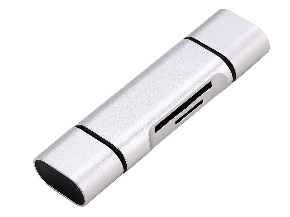 Универсальный кард-ридер OTG USB Type-C microUSB для MicroSD 5в1