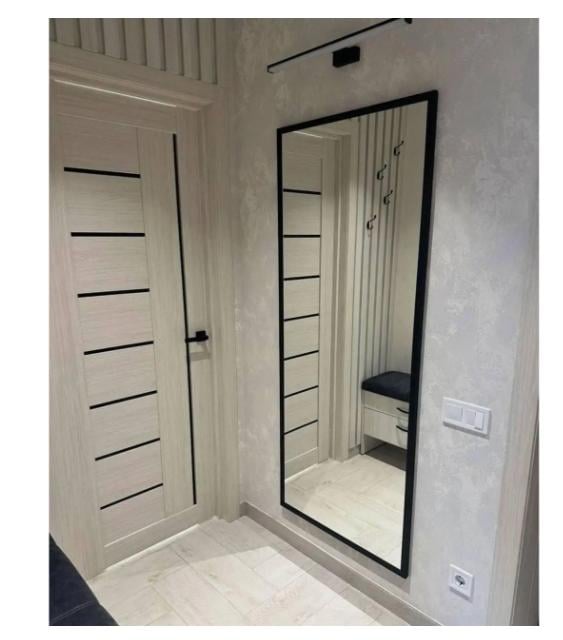 Дзеркало настінне 2290 в повний зріст в тонкій рамі 1800х800 мм Чорний (29367124) Дзеркало настінне 2290 в повний зріст в тонкій рамі 1800х800 мм Чорний (29367124)