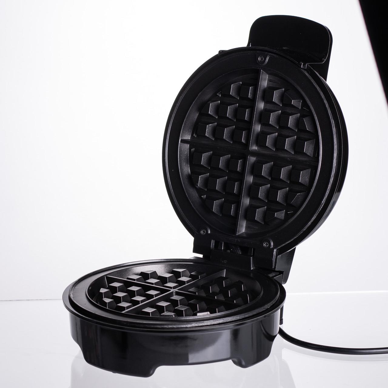 Вафельница для бельгийских вафель Sokany SK-519 с антипригарным покрытием и LED-индикатором круглая 1000 Вт (7392) - фото 3 Вафельница для бельгийских вафель Sokany SK-519 с антипригарным покрытием и LED-индикатором круглая 1000 Вт (7392) - фото 3