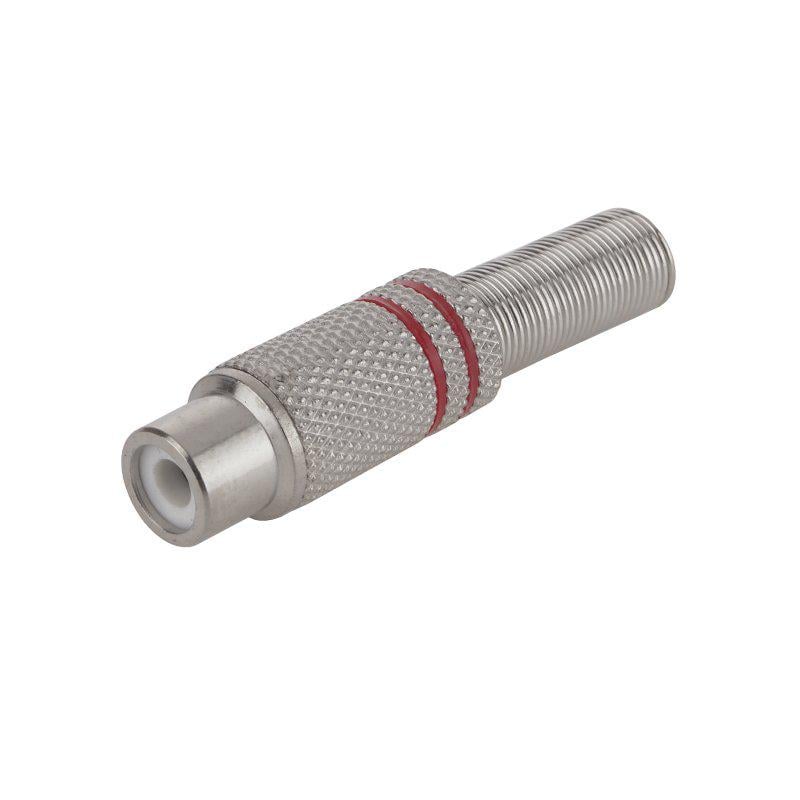 Гнездо RCA 2 полосы Красный (A153025)