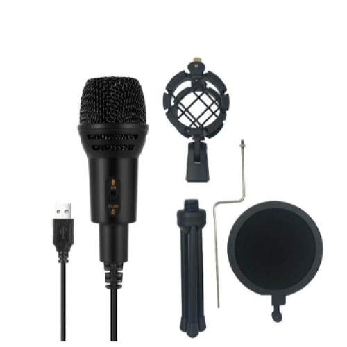 Микрофон студийный Epik 2200 Ом USB Black