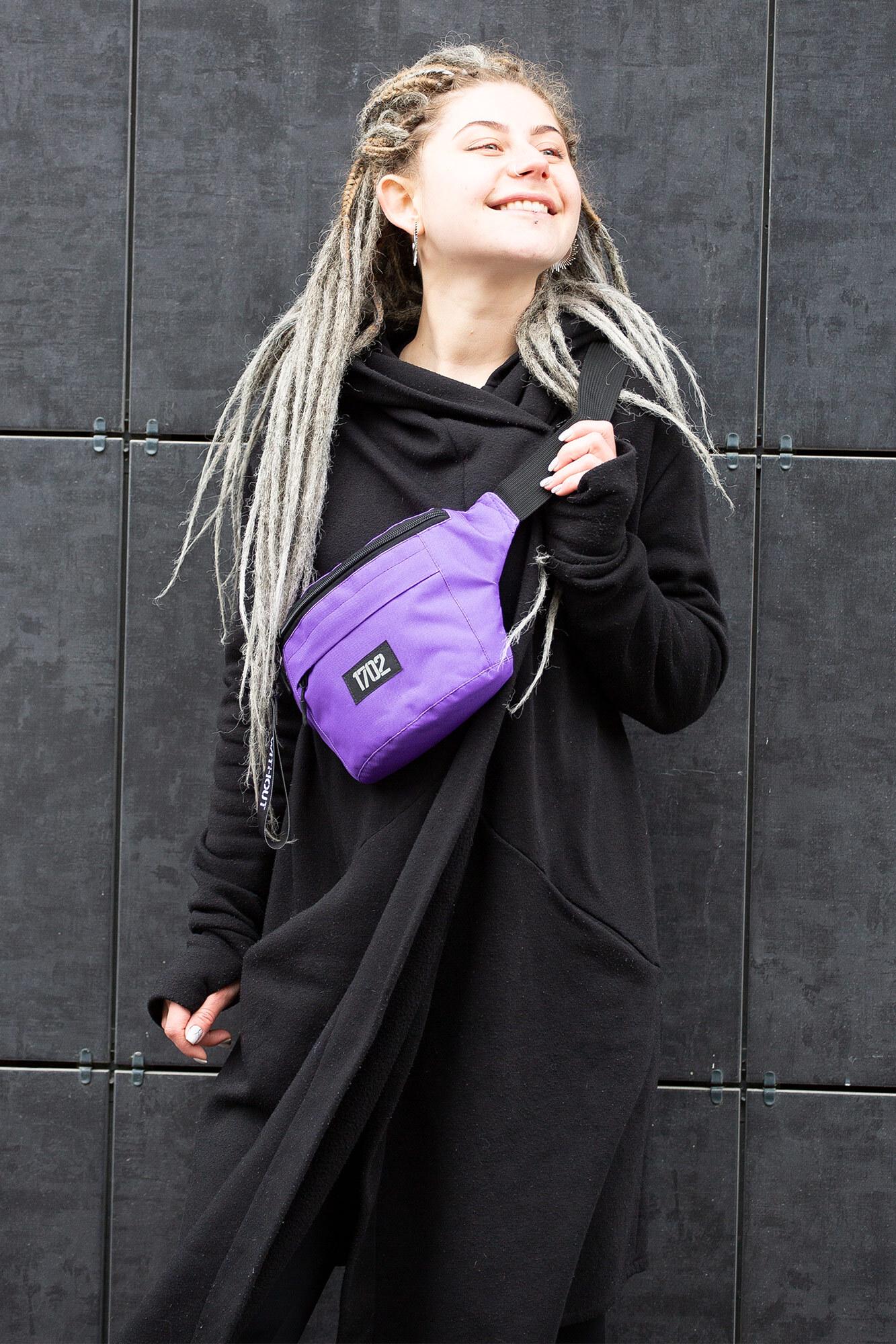 Бананка Without Brand Reflective 20 Woman Purple - фото 3