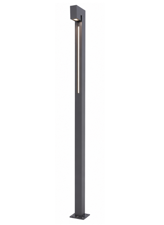 Светильник уличный дизайнерский MG STREET PILLAR LED алюминиевый/IP67/декоративный цоколь E27 (38335266)