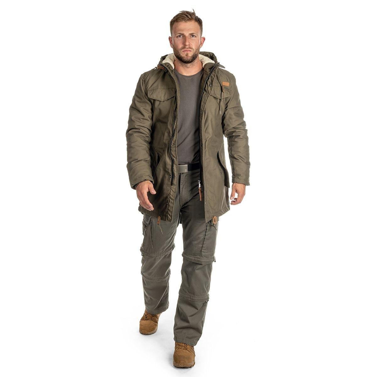 Куртка Brandit Lake Parka L Olive (9442/1L) - фото 4