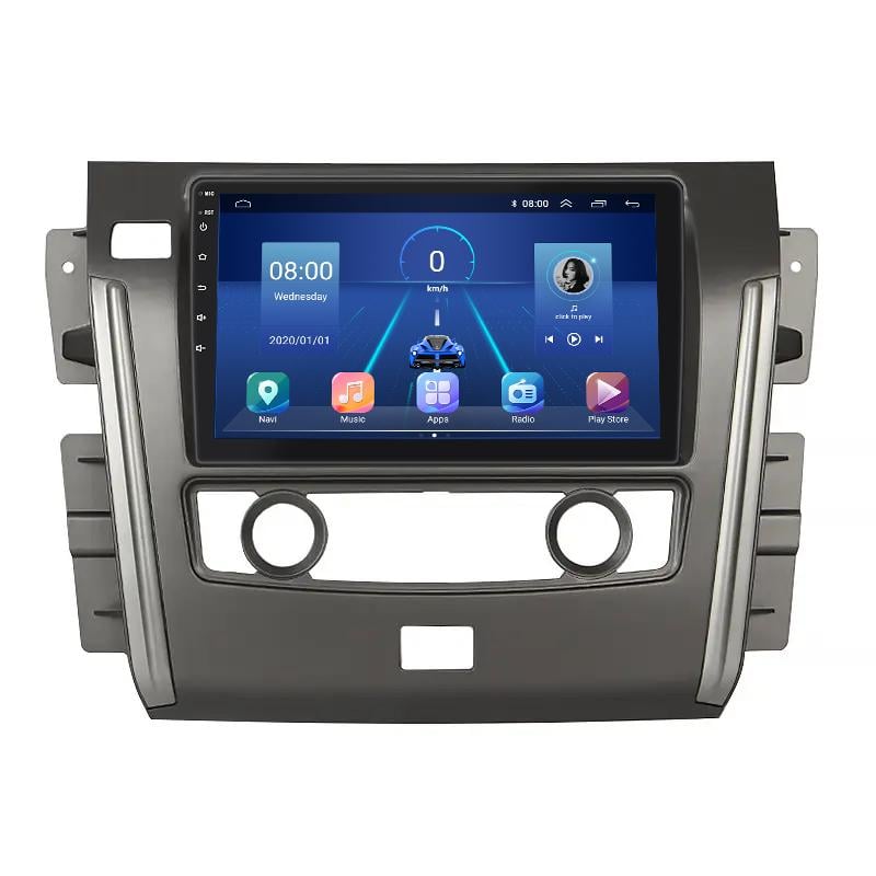 Автомагнитола штатная Lesko Top для Nissan Patrol VI Y62 ver 2 2010-2020 г. 4G/Wi-Fi/GPS 4/64 GB 10" (11820-73794)