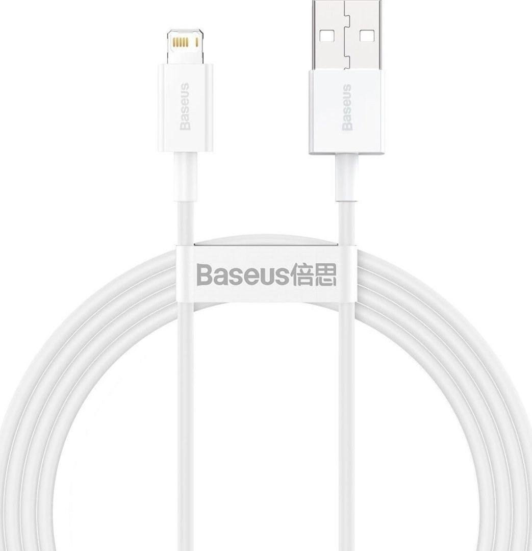 Кабель Baseus Lightning - USB тип A, 1,5м 2,4A White