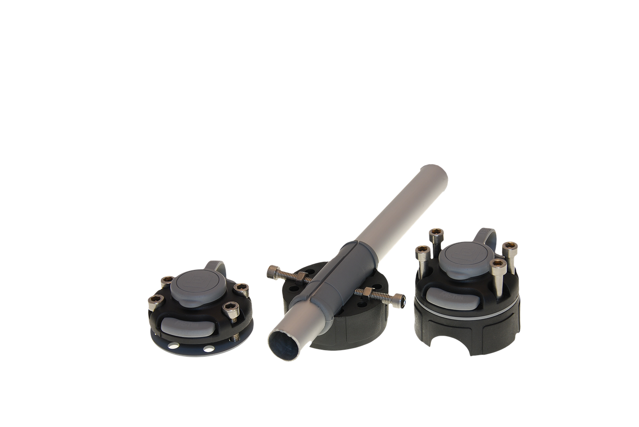 Монтажная система Borika FASTen FMr225 для крепления аксессуаров на трубах и перилах d 22/25 мм Черно-серый (01.01.010.02.01) - фото 6