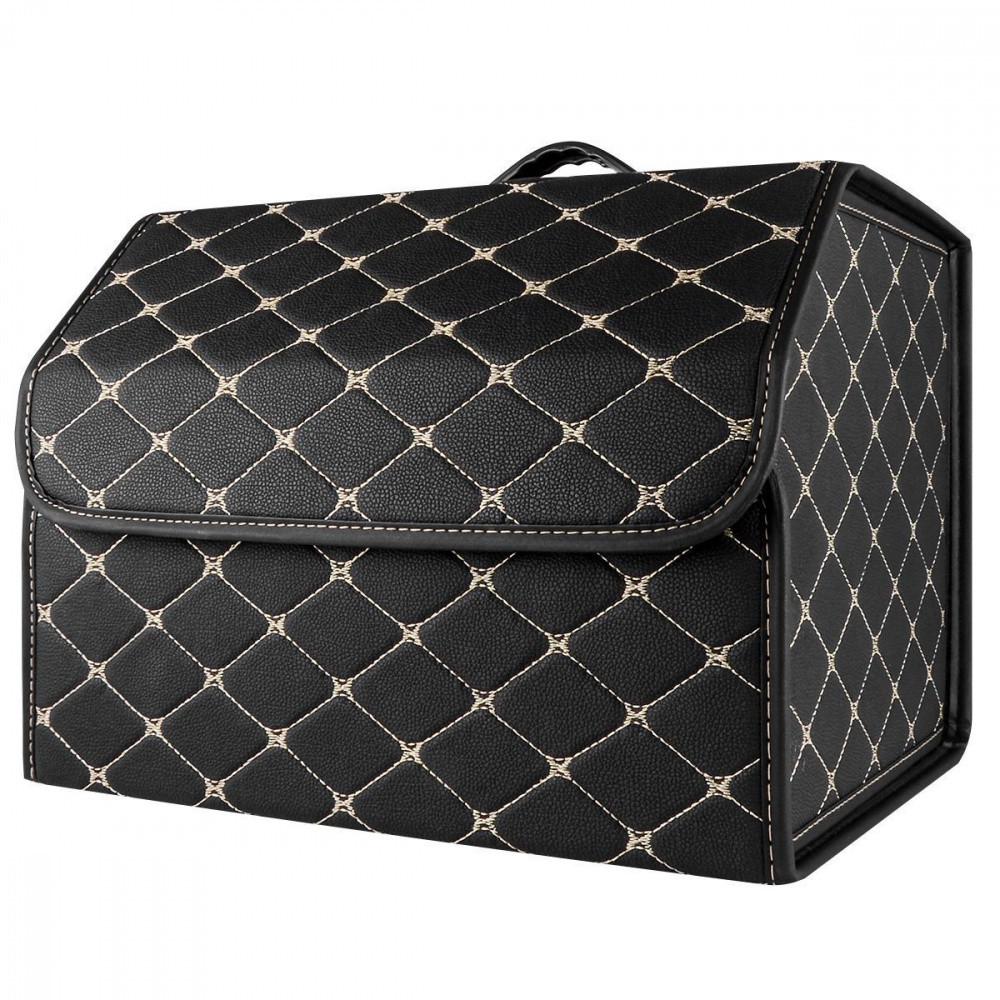 Органайзер в багажник автомобиля 40смх30смх30см Black beige Органайзер в багажник автомобиля 40смх30смх30см Black beige