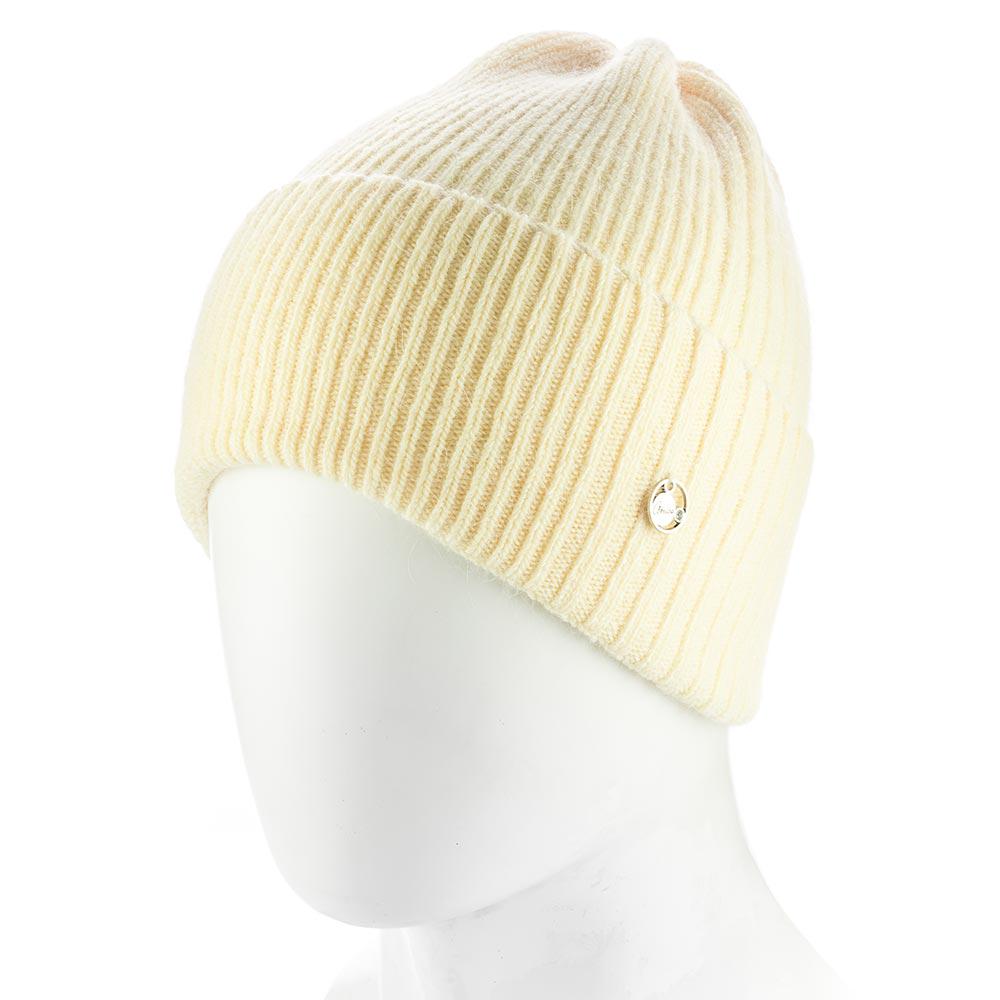 Шапка женская ангоровая прибранная Atrics WH908 одинарная без подкладки с отворотом сверху Ваниль - фото 1 Шапка женская ангоровая прибранная Atrics WH908 одинарная без подкладки с отворотом сверху Ваниль - фото 1