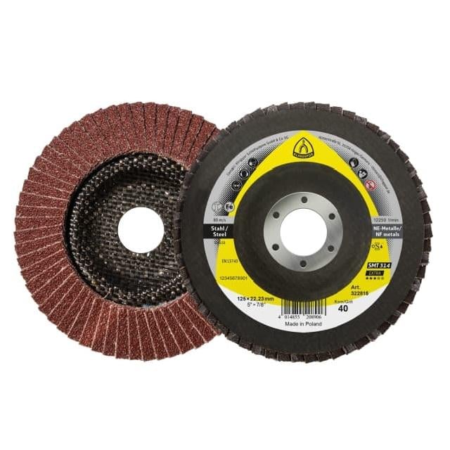 Круг пелюстковий Klingspor SMT 314 322818 125х22,23 мм Р80 (322818)