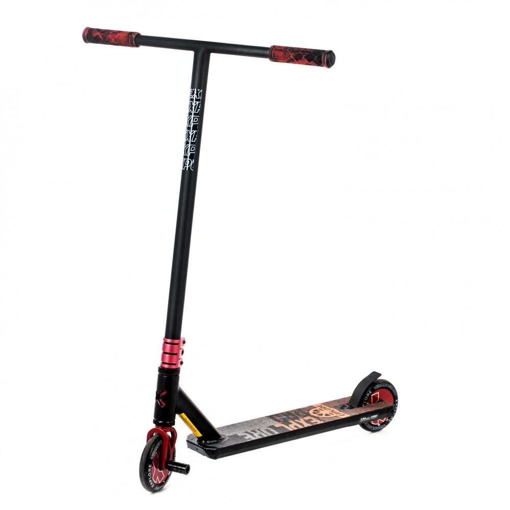 Самокат трюковый Explore Major Deluxe + пега Красный