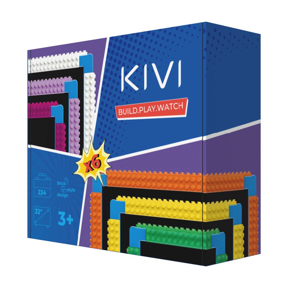 Набор аксессуаров для KIVI KidsTV Цветные рамки КFR01M 32"/234 шт. 6 цветов (3729735) - фото 2