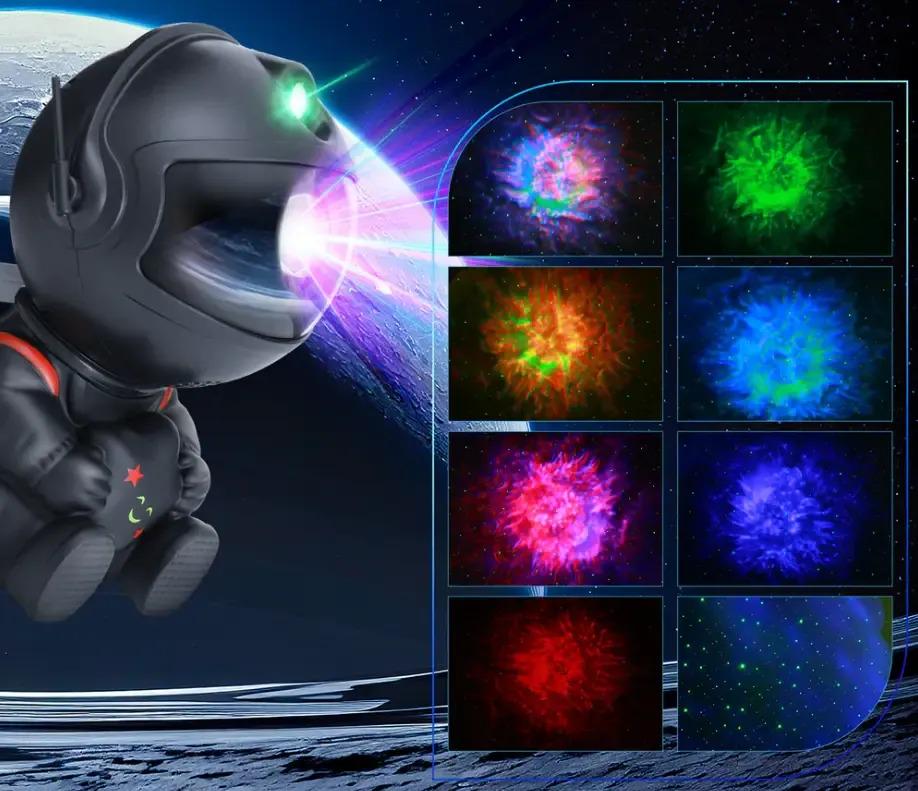 Проектор зоряного неба Astro Star Mini Космонавт LED Чорний - фото 4