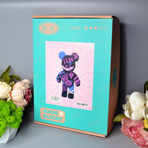 Конструктор Magic Blocks Bearbrick Jinx 40,5 см 3031 деталь (14604191) - фото 3