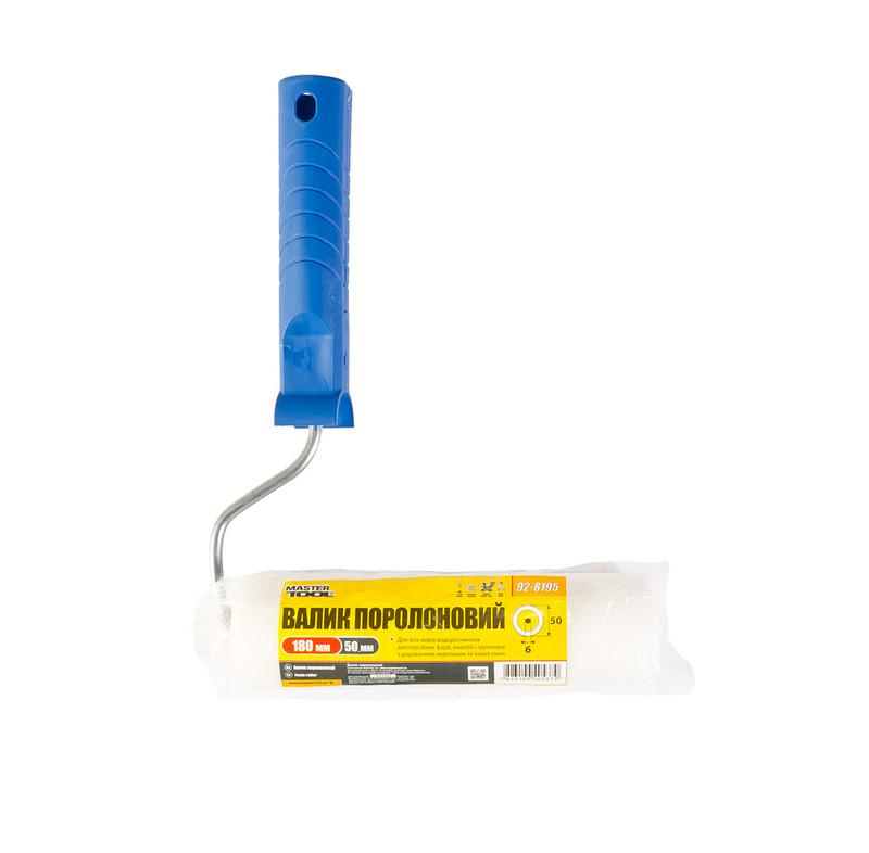 Валик поролоновый Mastertool 92-8195-Р 180х50 мм D 6 мм с ручкой (13961) - фото 2