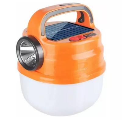 Фонарь подвесной кемпинговый LED Hurry Bolt HB-V70 50W с солнечной панелью и аккумулятором Оранжевый