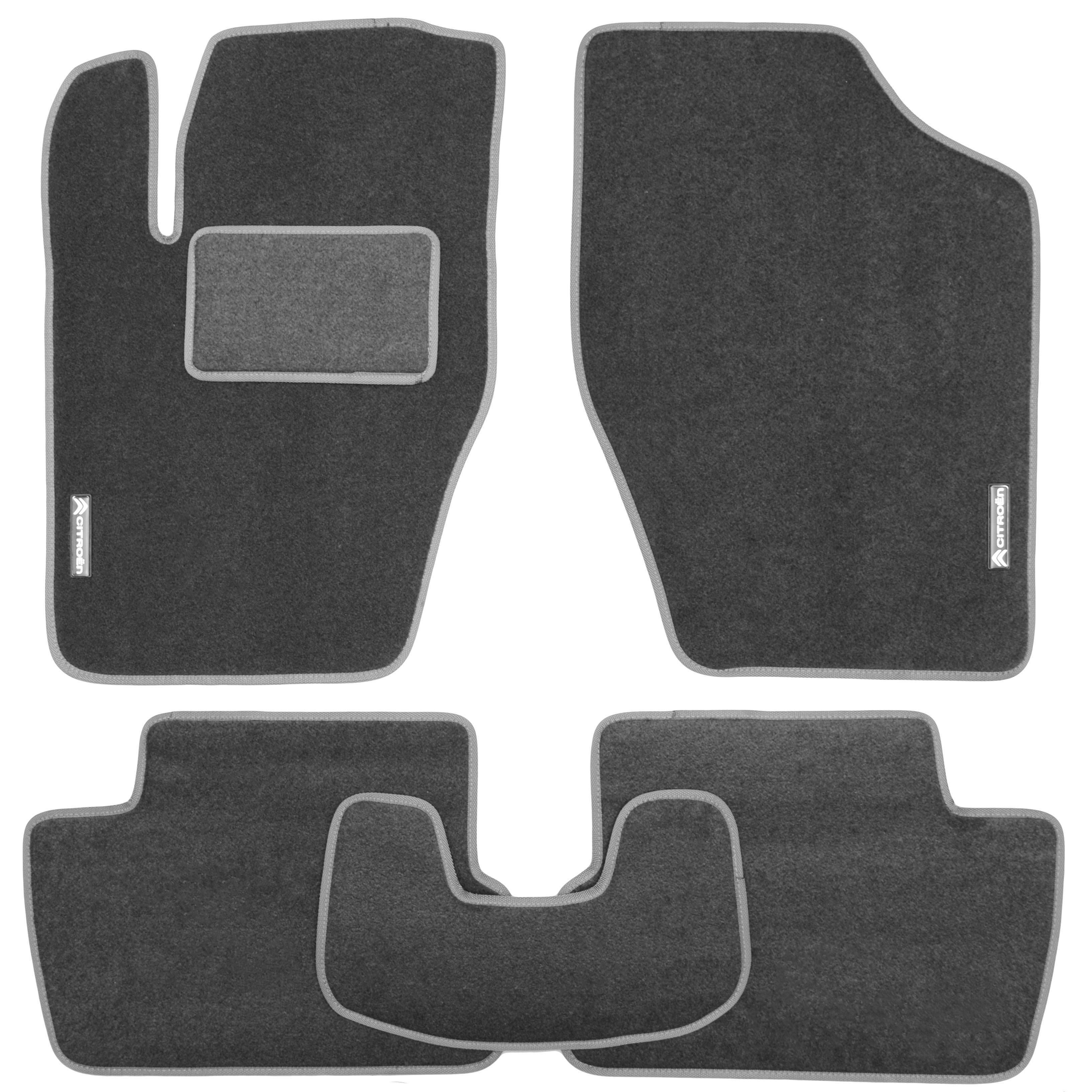 Коврики в салон Стандарт для Citroen C4 '05-09 текстильные Серый