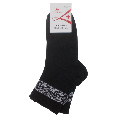 Шкарпетки без резинки Medical Line р. 36-40 Чорний (1637351964)
