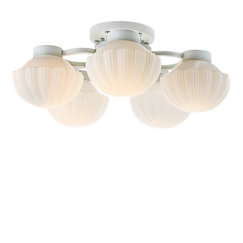 Люстра стельова Light House ES-15988/5 на п'ять ламп Білий