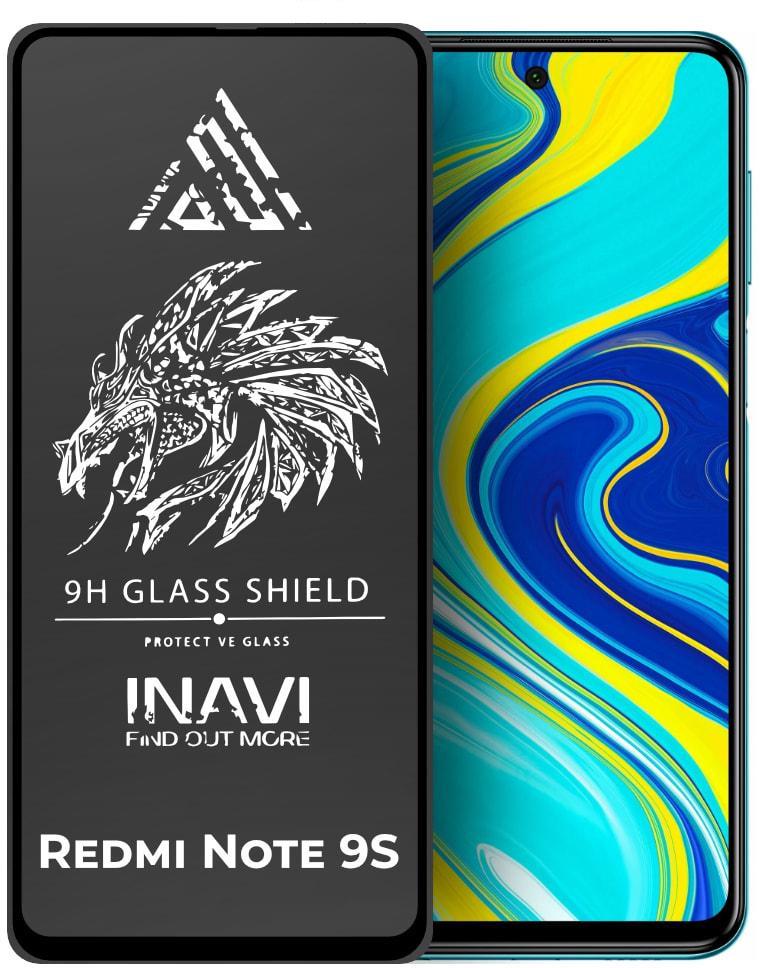 Стекло защитное Inavi Xiaomi Redmi Note 9S Full Glue (31224)
