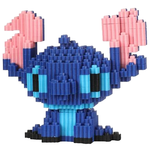 Конструктор по мини-блокам Стич Синий (8888574)