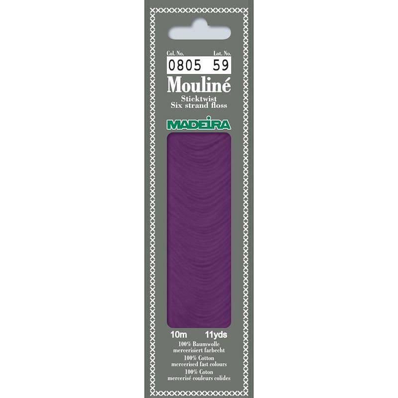 Нитки мулине Madeira 0805 Mouline Фиолетовый