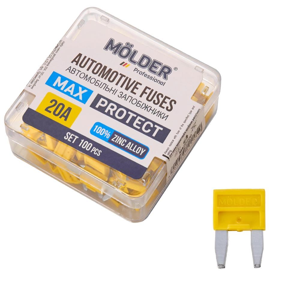 Набор предохранителей Molder мини 20А 100 шт. (MA22220)